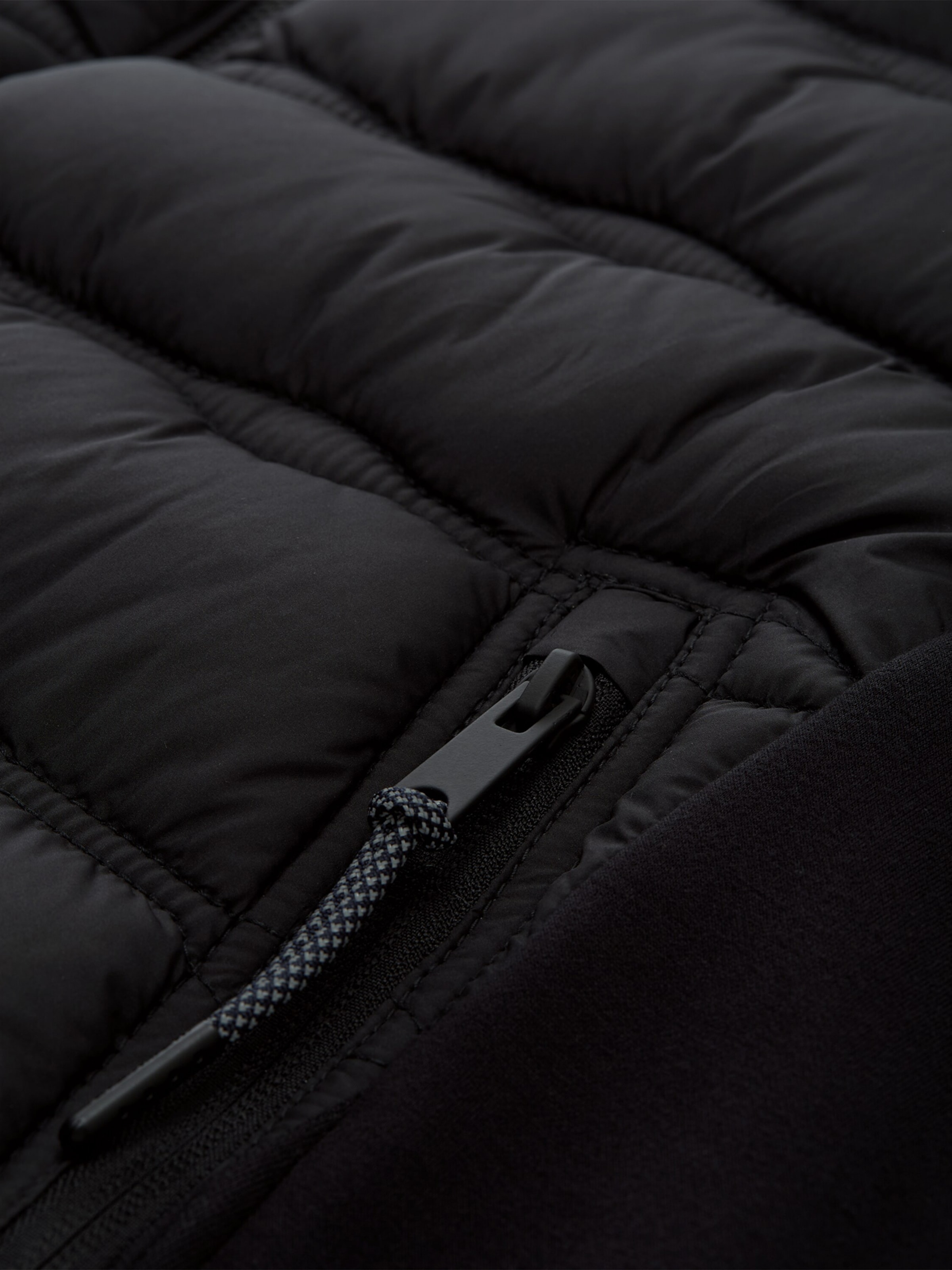 TOM TAILOR Between-Season Jacket in Black