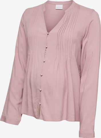 MAMALICIOUS Bluse 'MLNorma' in Pink: Vorderseite