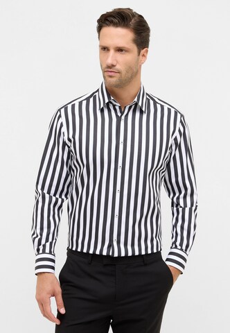 ETERNA Regular fit Zakelijk overhemd ' MODERN FIT ' in Zwart: voorkant