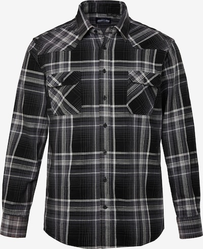 John F. Gee Button Up Shirt in Black / White, Item view