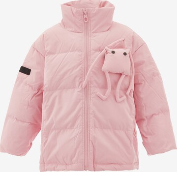 MIMO Winterjas in Roze: voorkant