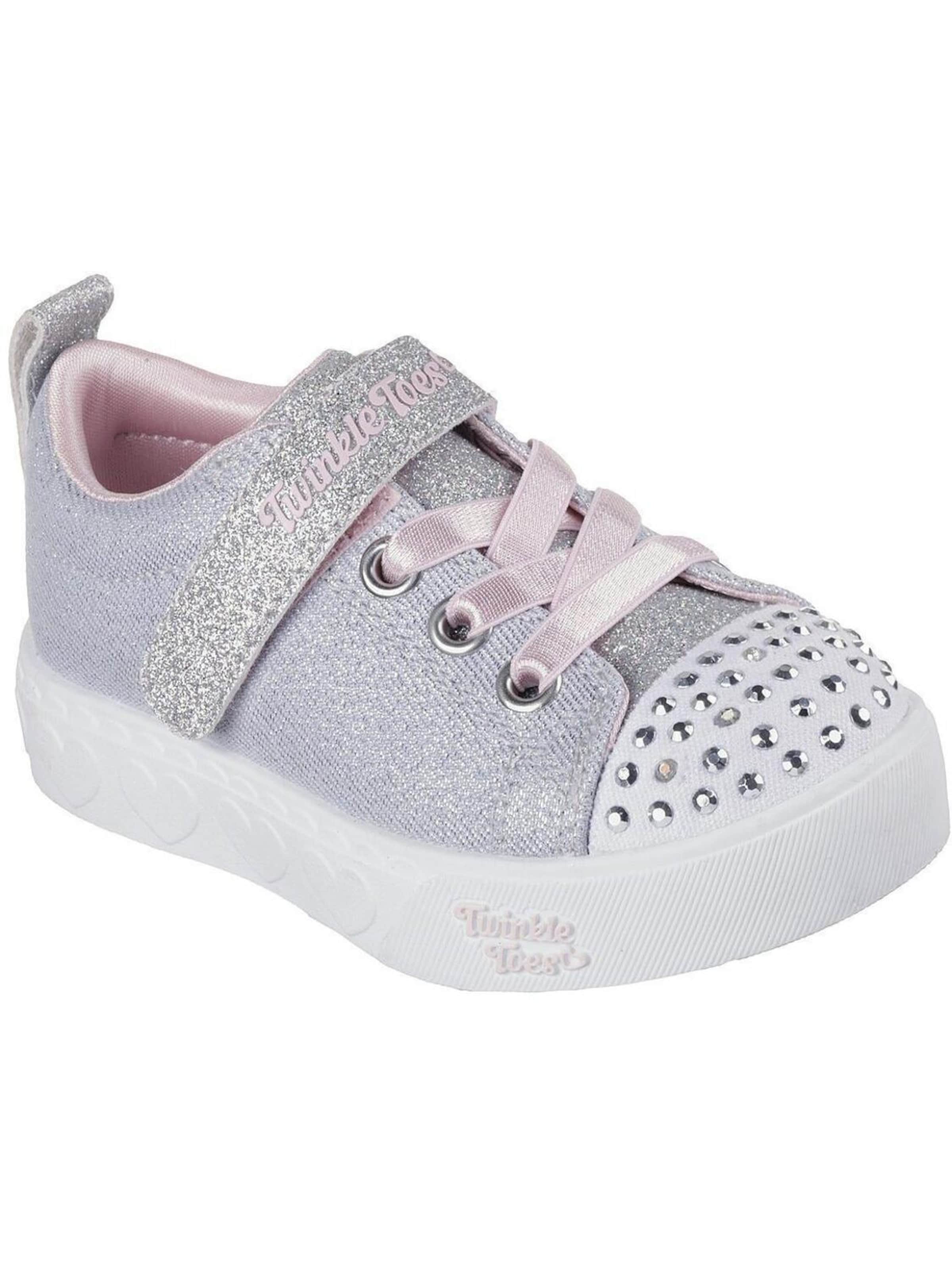 Scarpa sportiva 'Heart Steps - Shimmer Sweetie' di SKECHERS in grigio: frontale