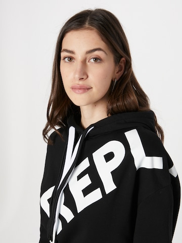 REPLAY - Sweatshirt em preto