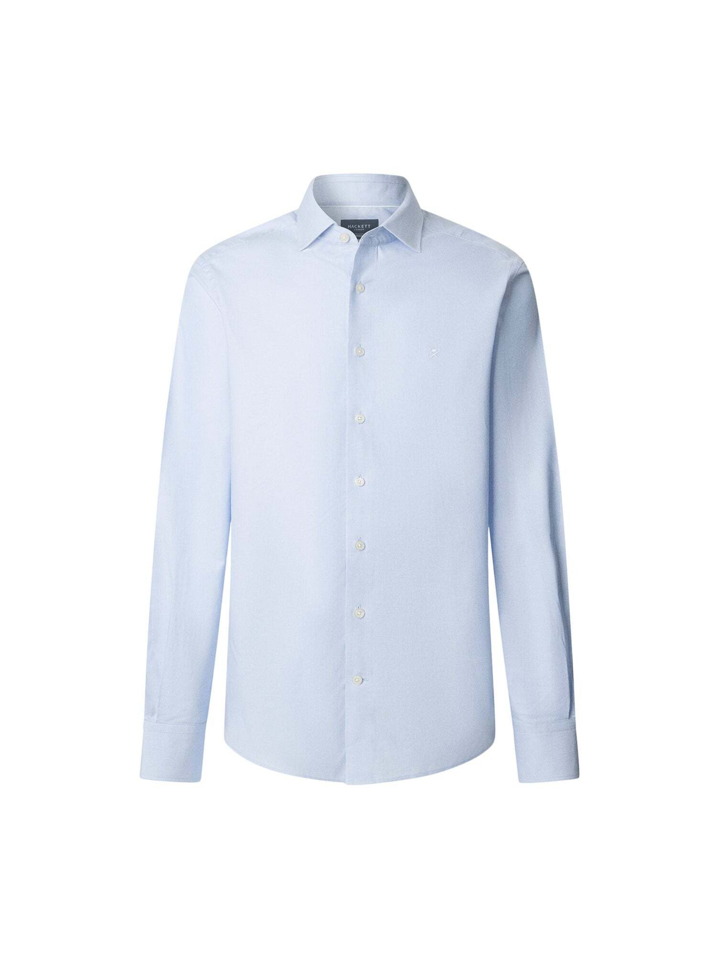 Hackett London Slim Fit Hemd 'ESS' in Blau: Vorderseite