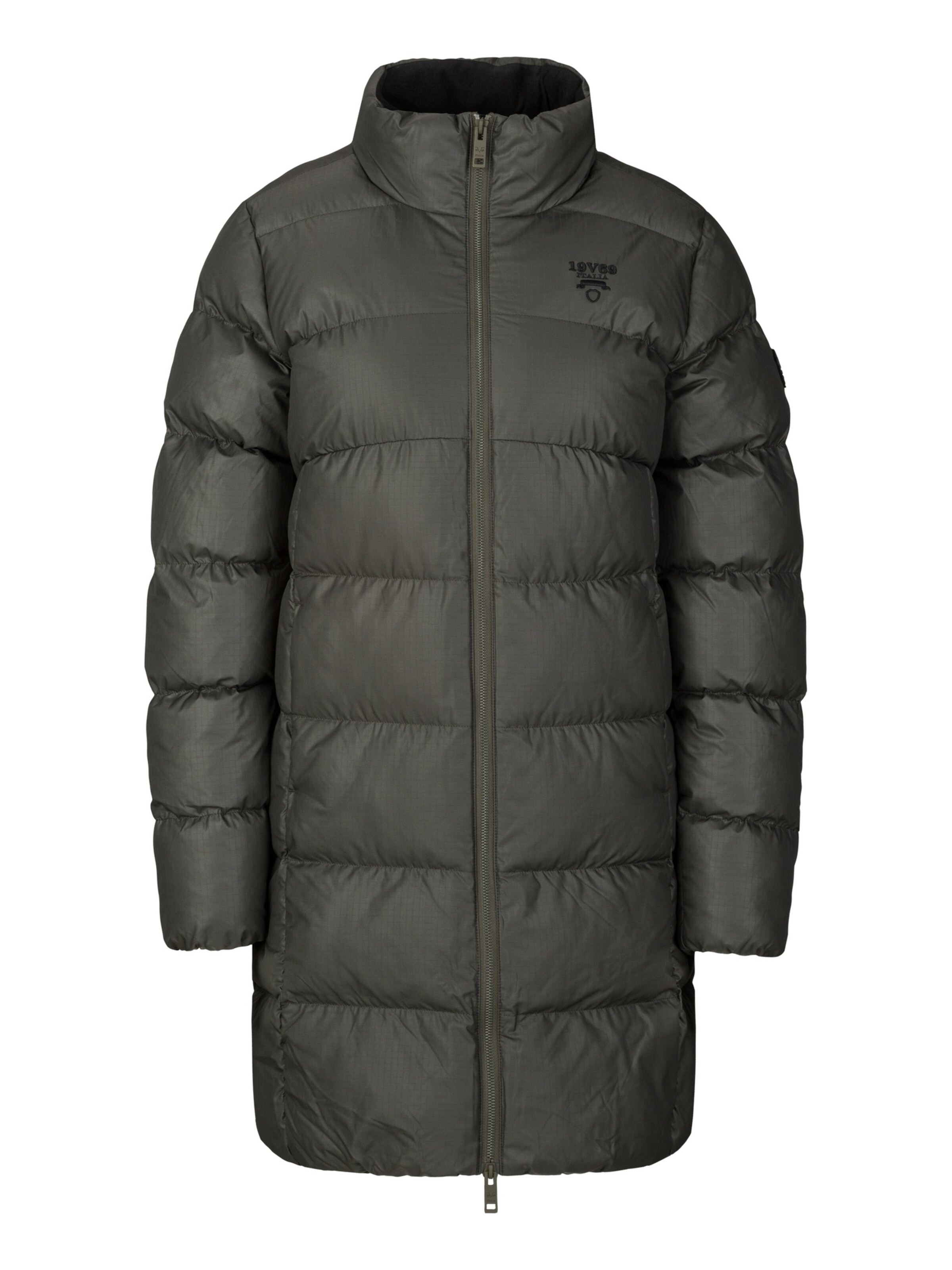 19V69 ITALIA Wintermantel 'Gianna' in Groen: voorkant