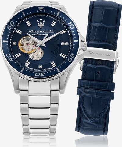Maserati Uhr 'Sfida' in navy / silber, Produktansicht
