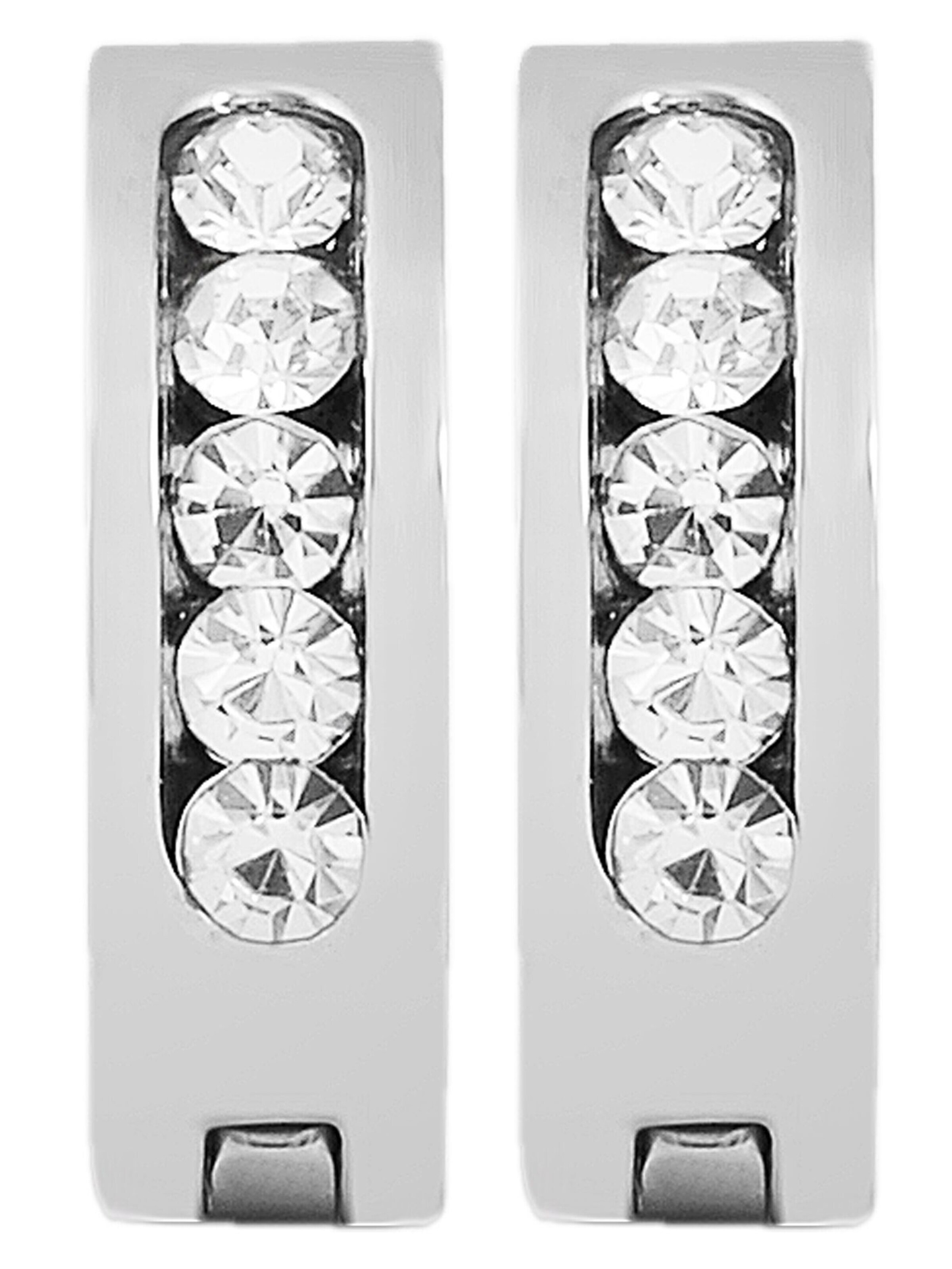 Akzent Earrings 'Zwena, hautverträglich' in Silver: front