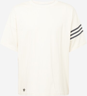 ADIDAS ORIGINALS - Camisa 'Street Neuclassics' em branco: frente