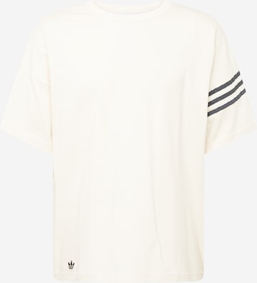 Tricou 'Street Neuclassics' de la ADIDAS ORIGINALS pe alb: față