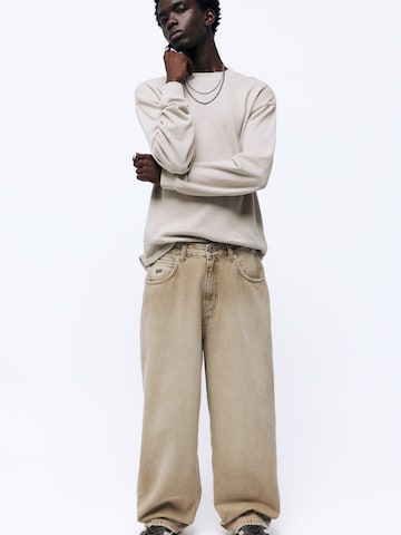 Baggy Jean Pull&Bear en beige