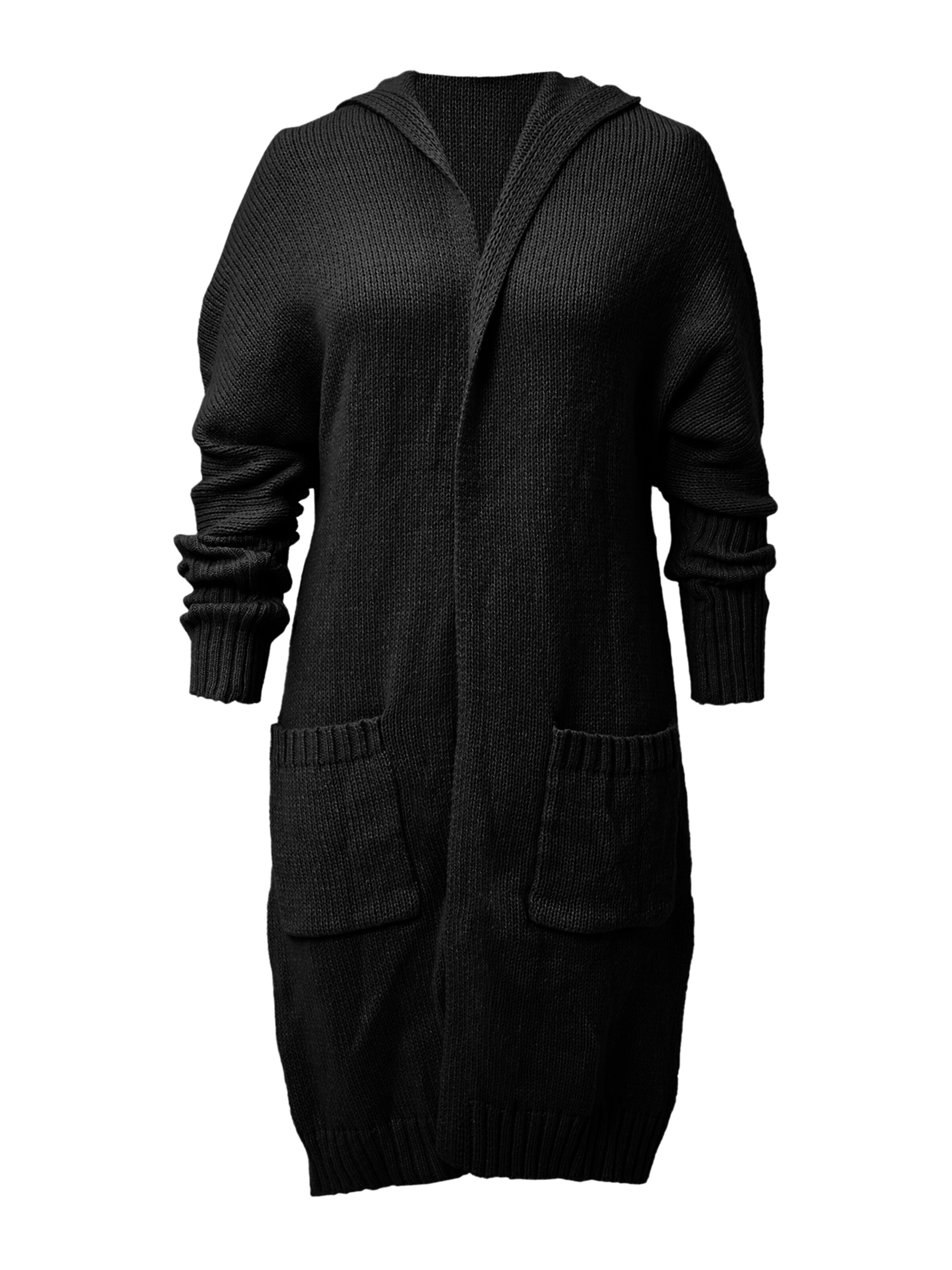 melns Imily Bela Adīta jaka: no priekšpuses