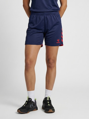 Hummel Regular Sportbroek 'Core 2.0' in Blauw: voorkant
