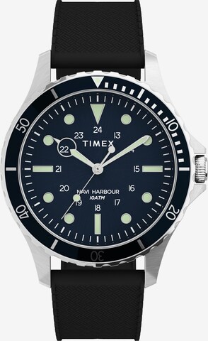 TIMEX Analoog horloge 'Navi Military' in Zwart: voorkant