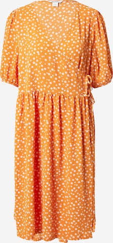 Monki Платье в Оранжевый: спереди