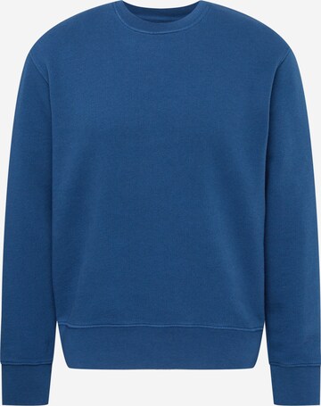 Folk Sweatshirt in Blau: predná strana