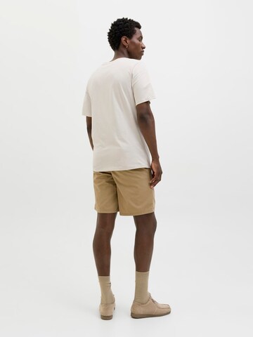 JACK & JONES Shirt 'JJJaxon' in Beige