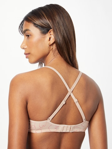 Triangle Soutien-gorge Calvin Klein Underwear en beige