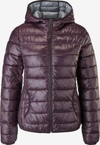 QS Between-season jacket in Purple: front