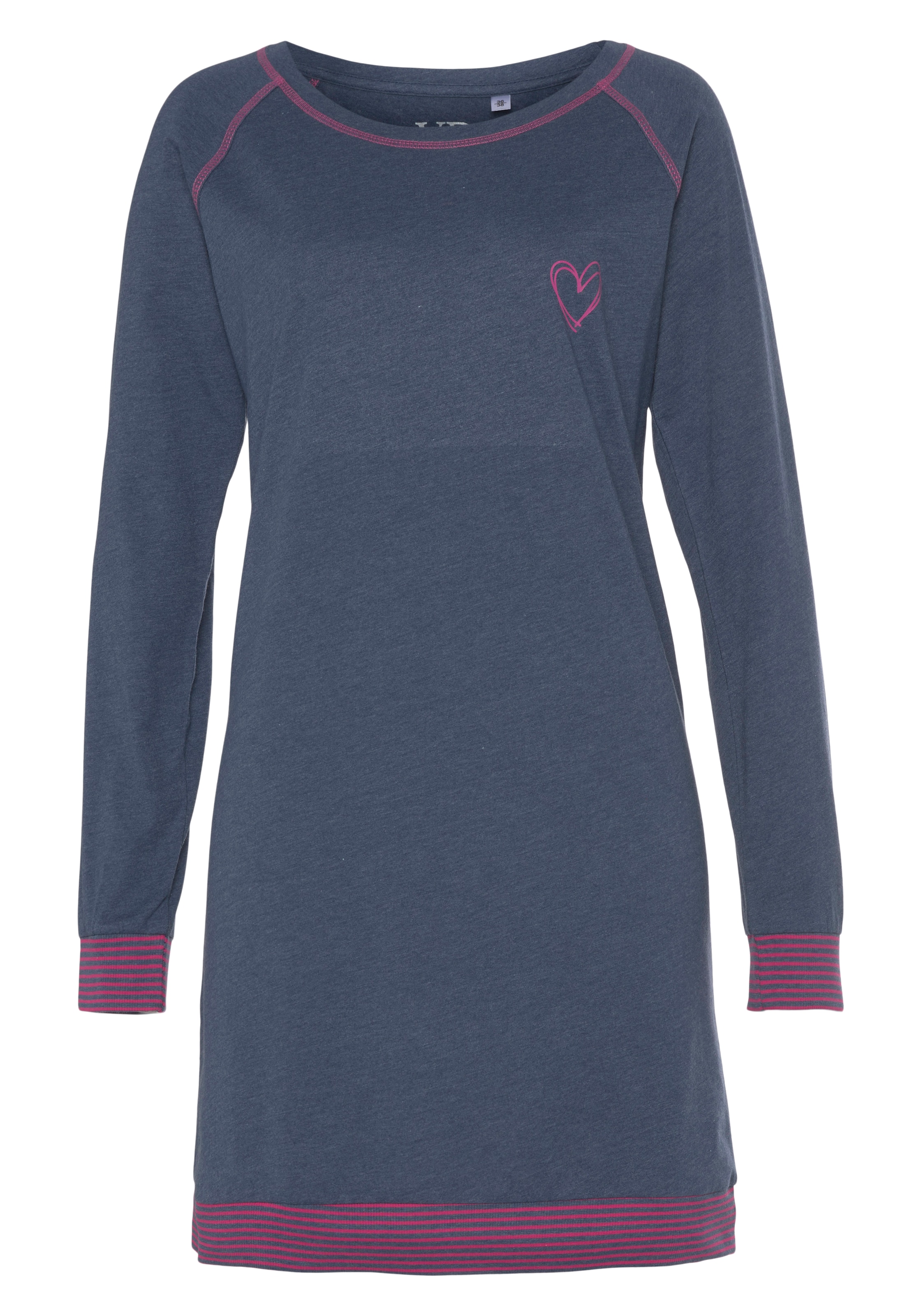 VIVANCE Nachthemd 'Dreams' in Blau: Vorderseite