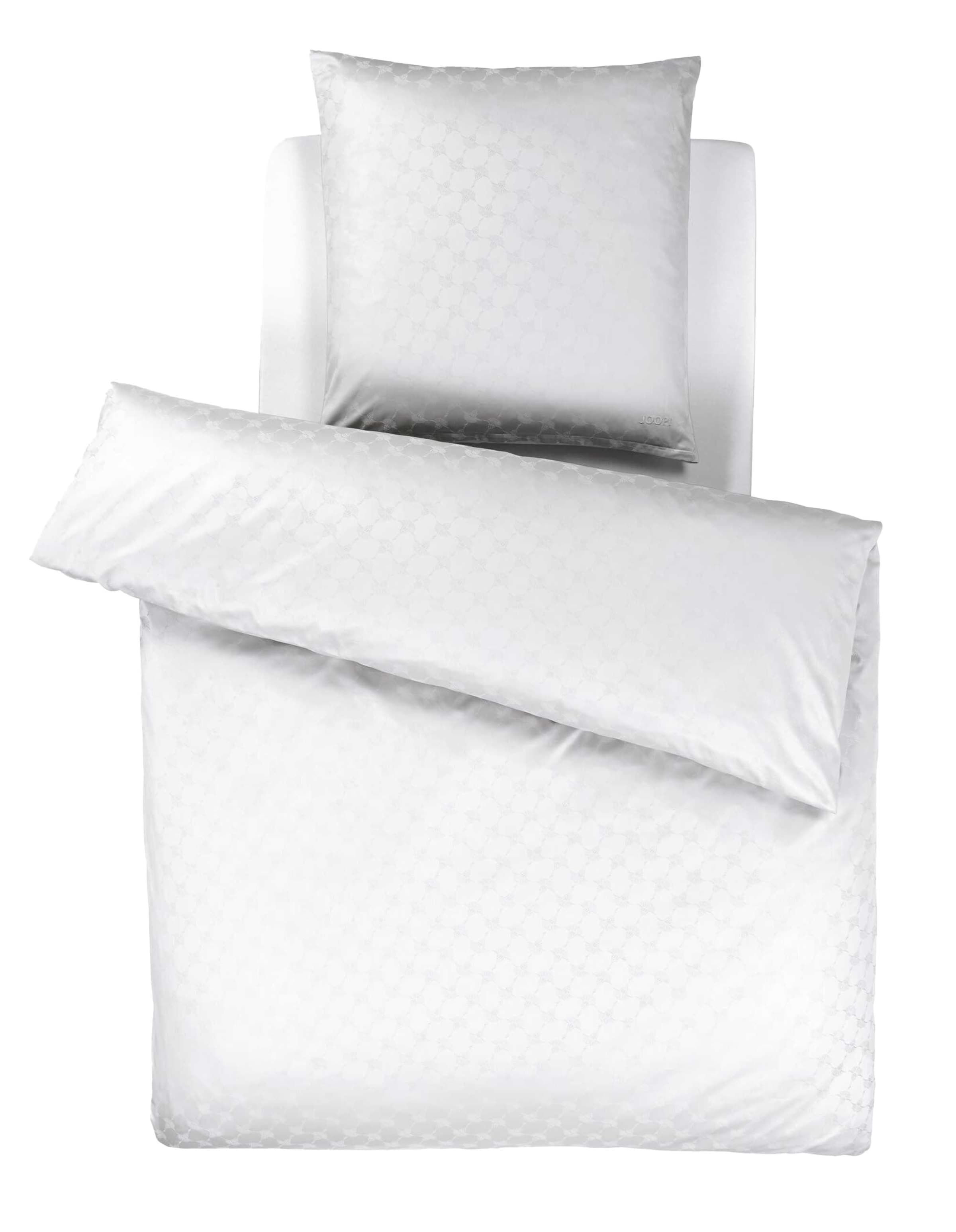 JOOP! Dynebetræk &#x27;Cornflower&#x27; i hvid: forside