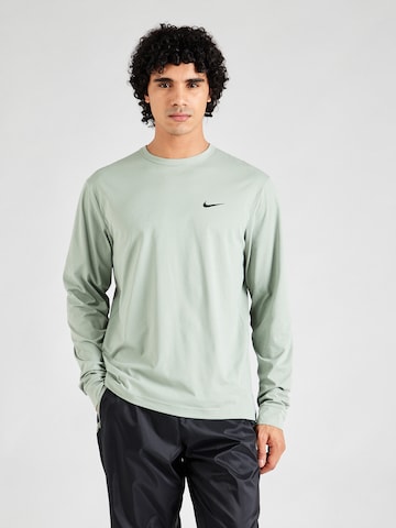 NIKE Performance shirt 'Hyverse' in Green: front
