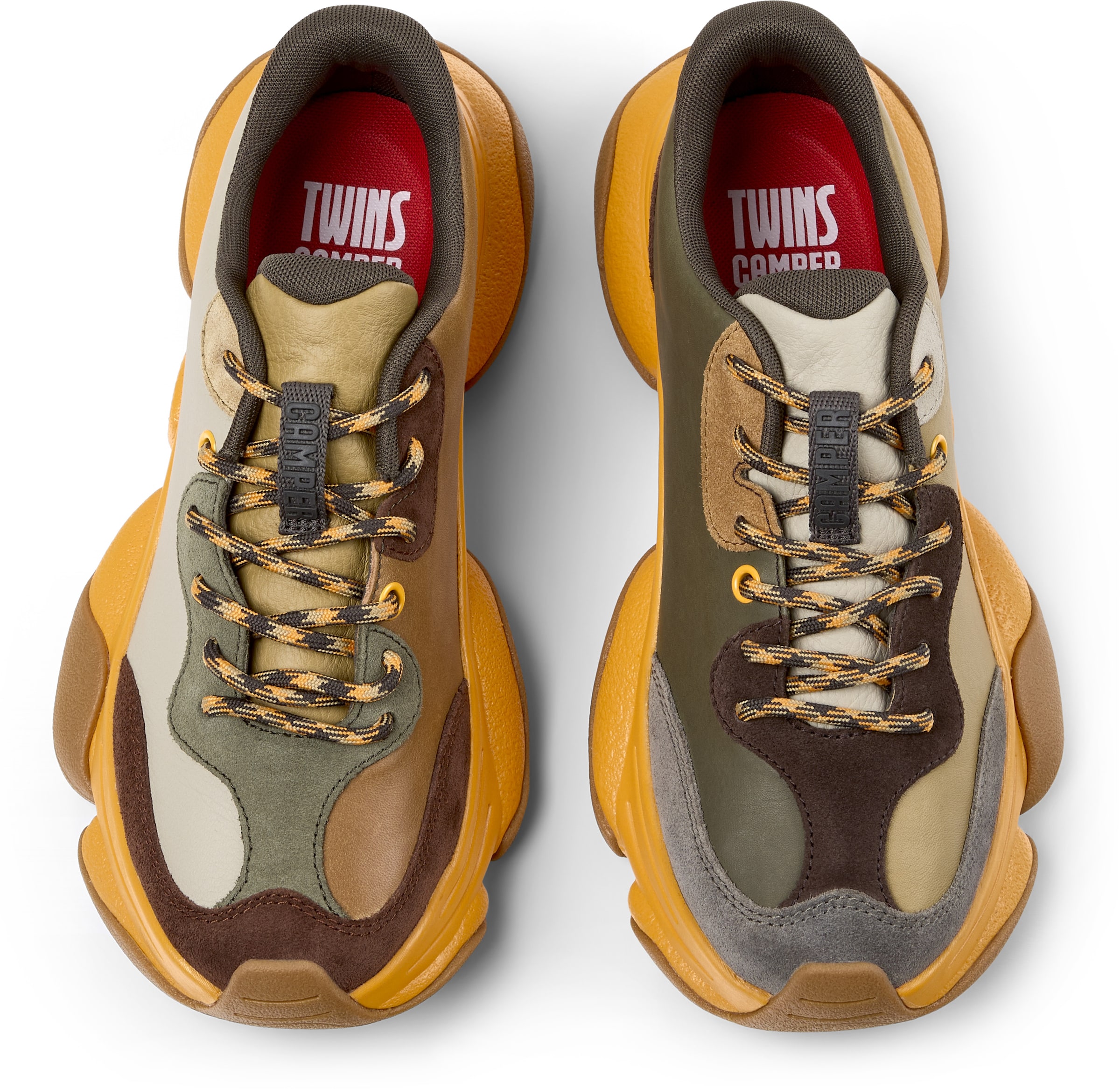 CAMPER Sneakers laag 'Karst 2' in Bruin