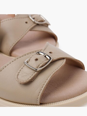 Sandales Pisamonas en beige