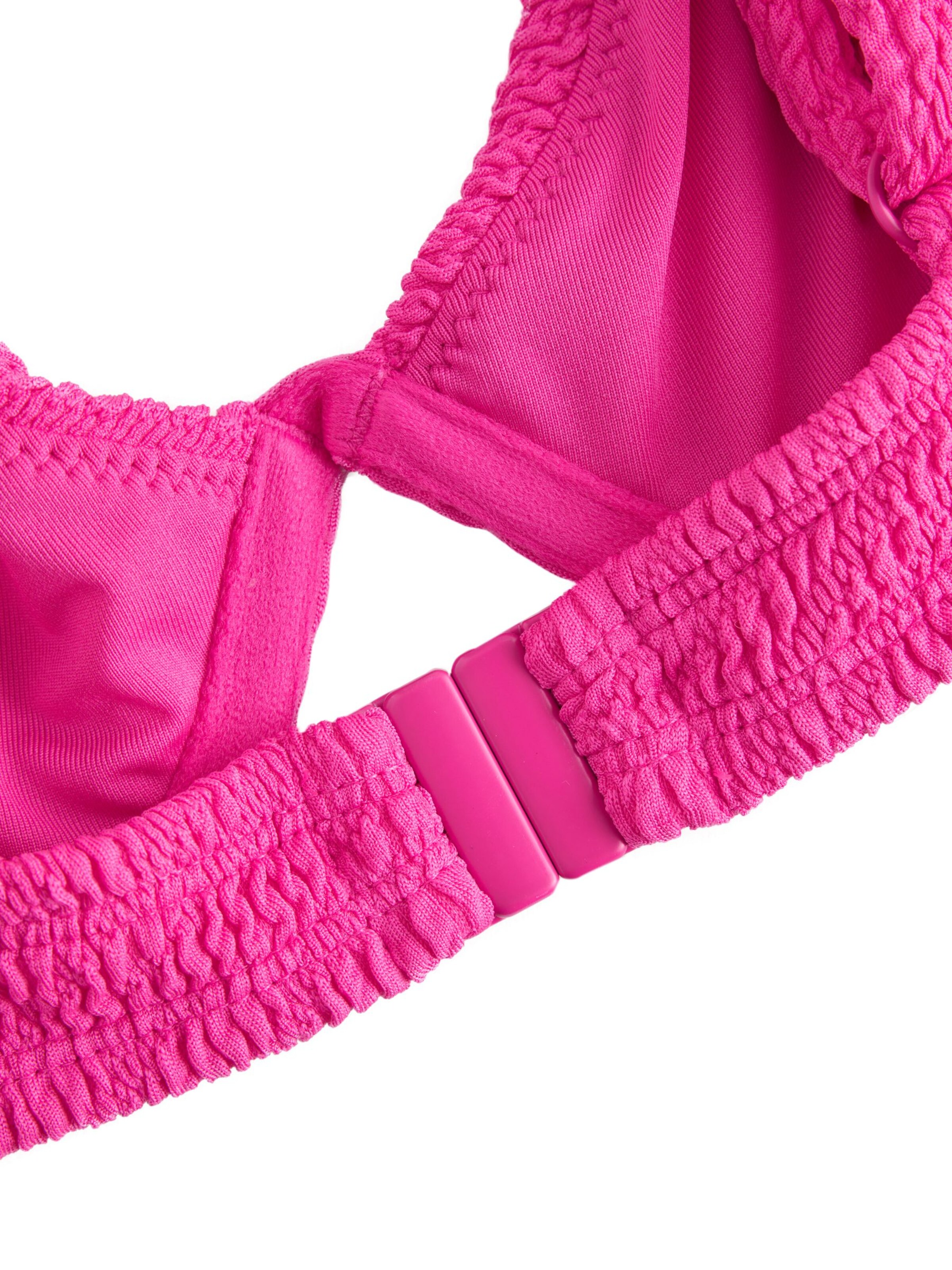 Next Trojuholníky Bikinový top - Ružová