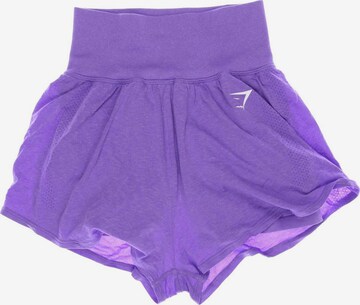 GYMSHARK Shorts in S in Purple: front