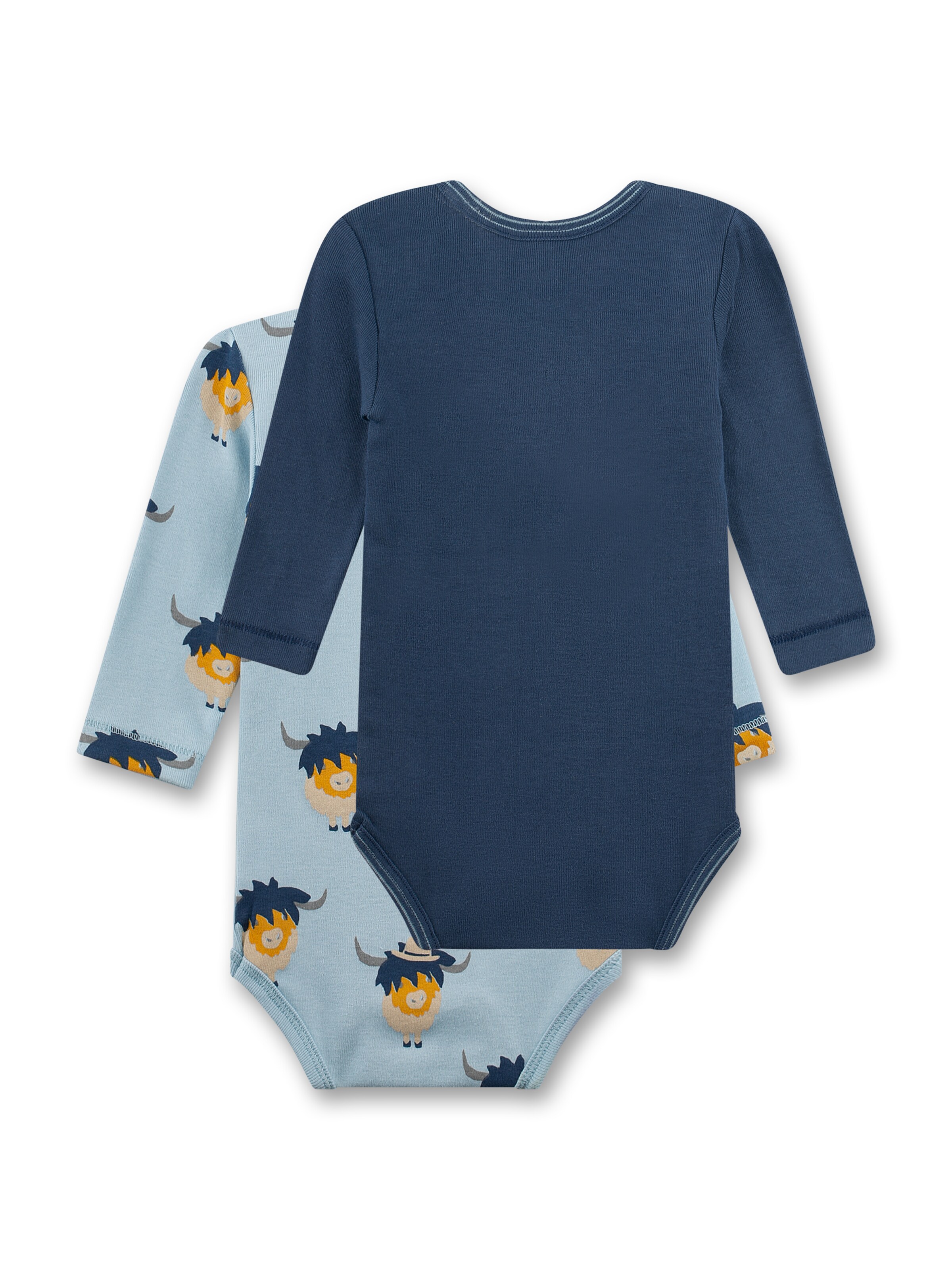 Tutina / body per bambino di Sanetta in blu