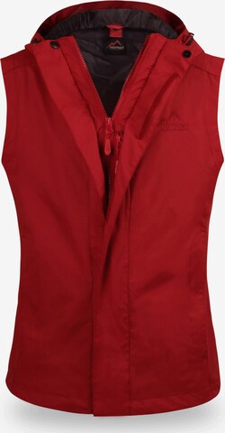 normani Sports Vest 'Kolumbus' in Red: front