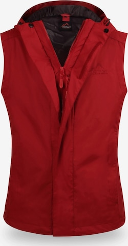 normani Sportbodywarmer 'Kolumbus' in Rood: voorkant