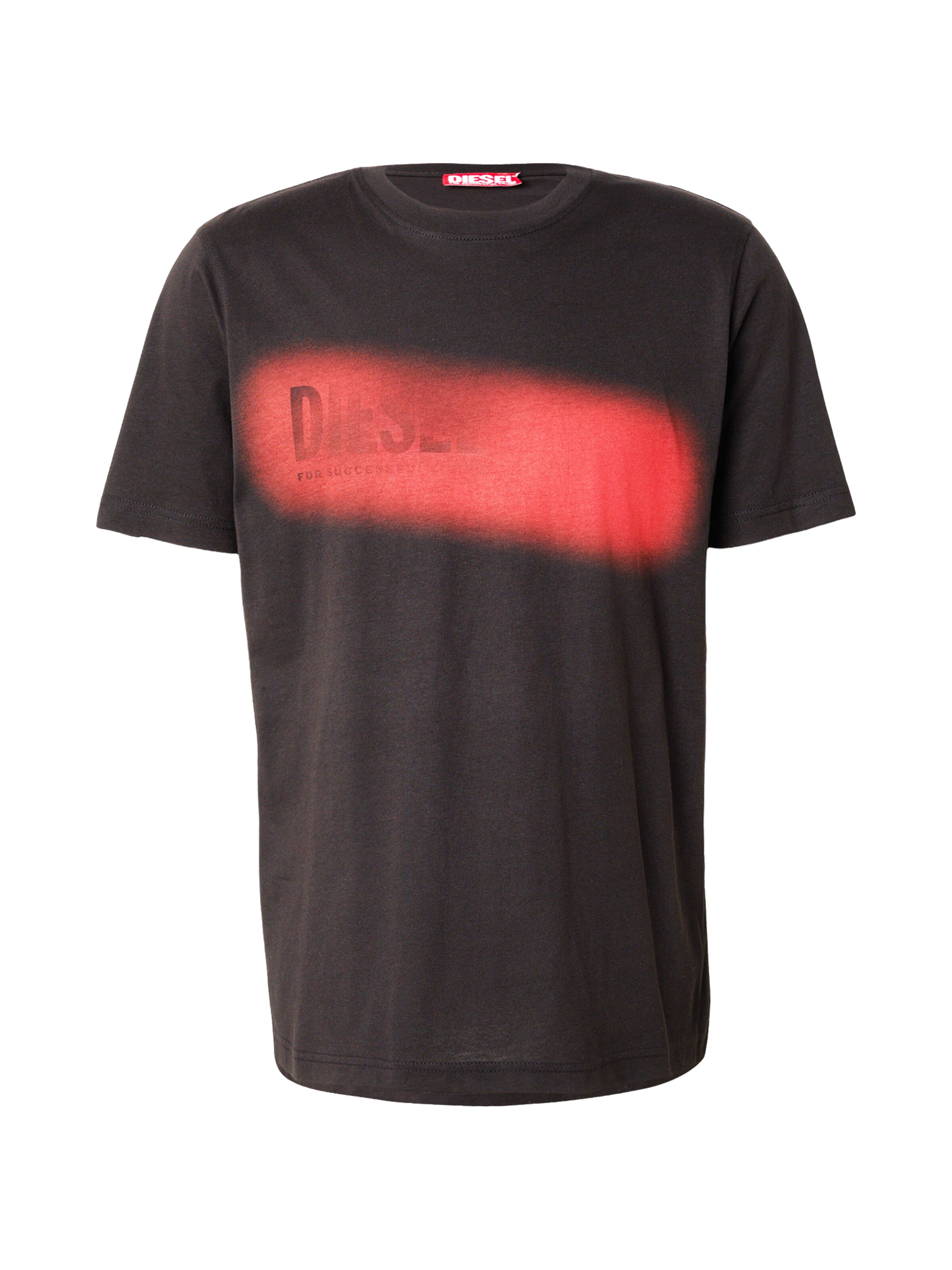 DIESEL T-Shirt 'T-ADJUST-AA5' in Schwarz: Vorderseite