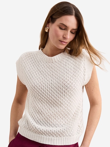 Il Lanificio Sweater in White: front
