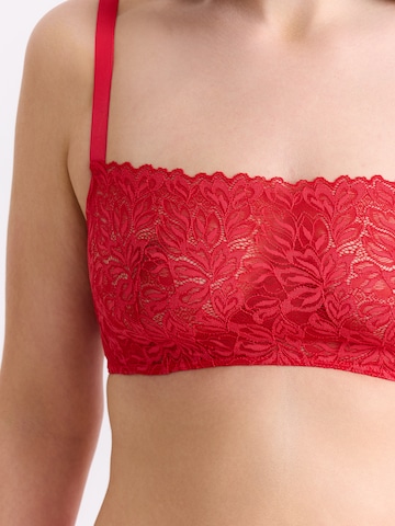 Bandeau Soutien-gorge 'Dreamy Lace' Erlich Textil en rouge