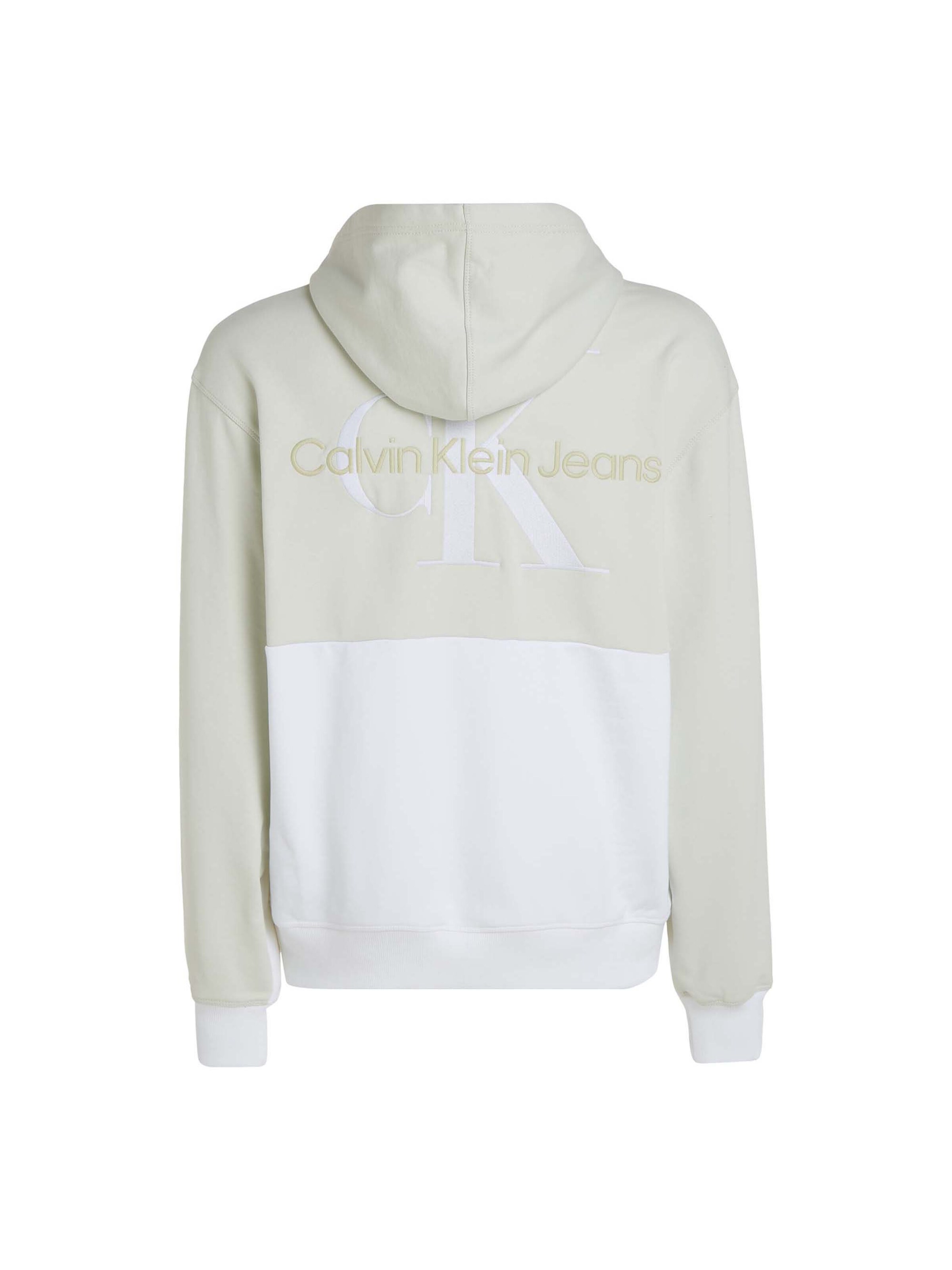 Calvin Klein Jeans Sweatshirt in Weiß