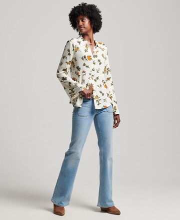 Superdry Blouse 'Studios Seventies' in Mixed colors