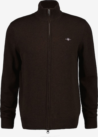 GANT Sweatshirt in Bruin: voorkant