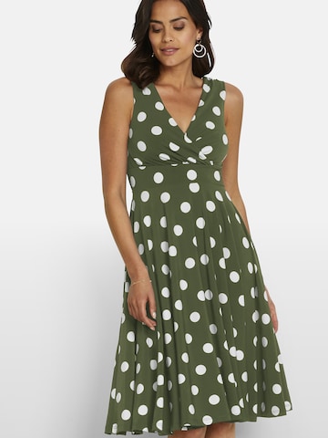 bonprix Kleid in Grün: Vorderseite