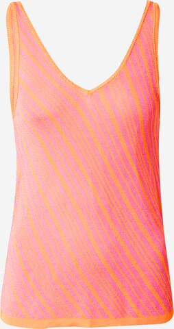 Tops en tricot 'INEZ' ONLY en orange : devant