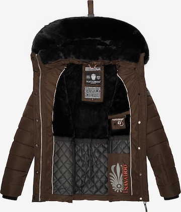 NAVAHOO Winter Jacket 'Milianaa' in Brown