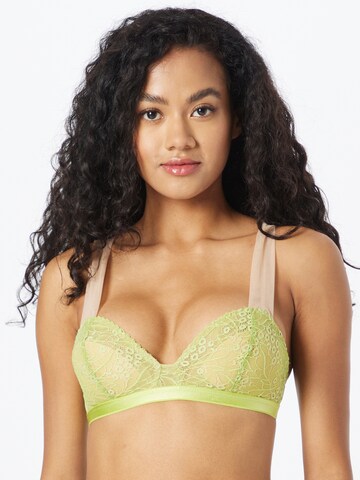 Triangolo Reggiseno di Underprotection in verde: frontale