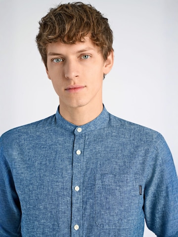 Lindbergh Regular fit Overhemd in Blauw