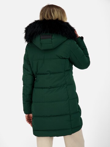 Alife and Kickin Winter Coat 'Amalia' in Green