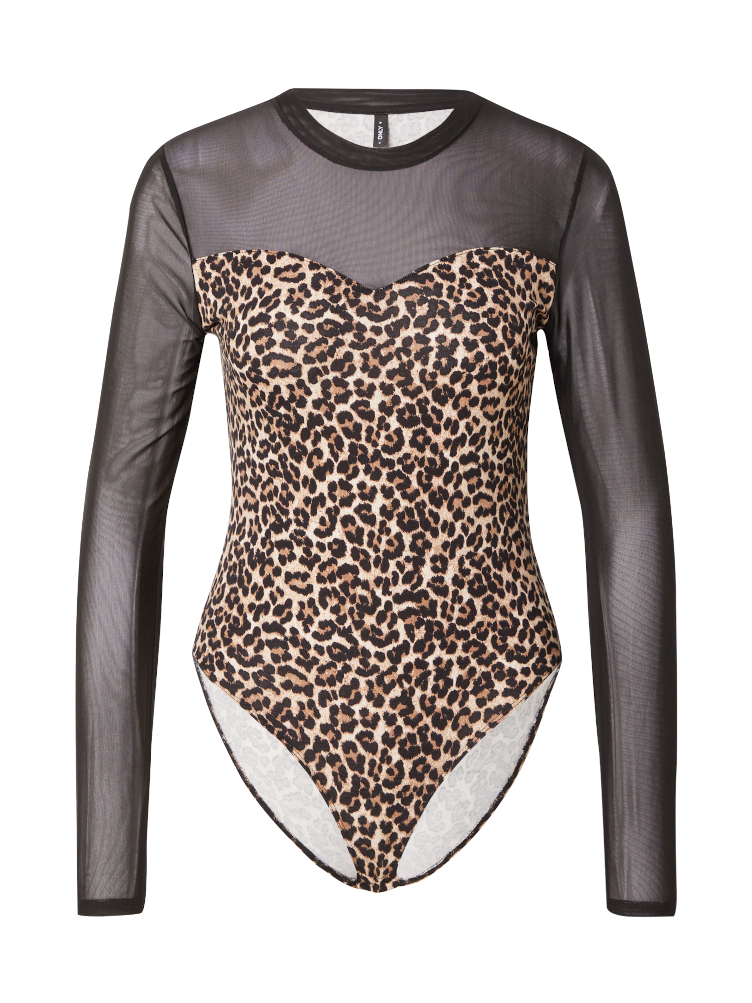 ONLY Shirt Bodysuit 'ONLLive Love' in Dark beige / Black, Item view