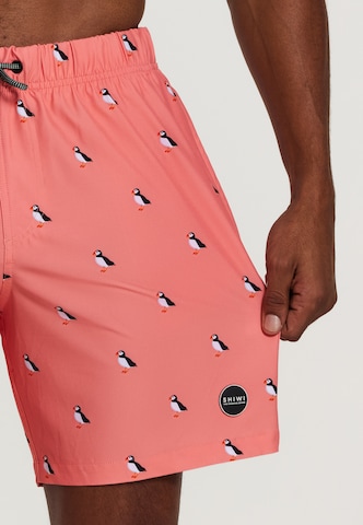 Shiwi Kratke kopalne hlače 'puffin 4-way stretch' | oranžna barva