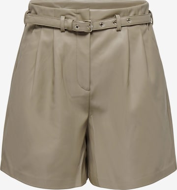 Pantaloni con pieghe di ONLY in beige: frontale
