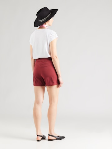 JDY Regular Pleat-front trousers 'JDYNEW CATIA' in Red