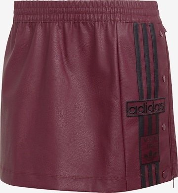 ADIDAS ORIGINALS - Saia 'Adibreak' em vermelho: frente