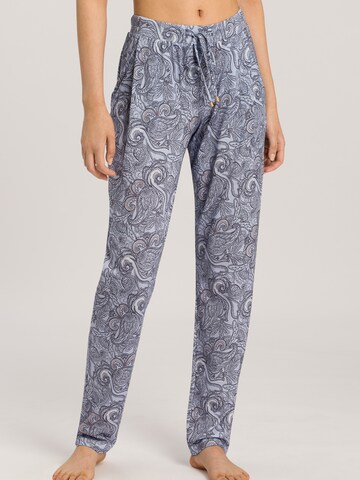 Hanro Pajama Pants ' Sleep & Lounge ' in Blue: front